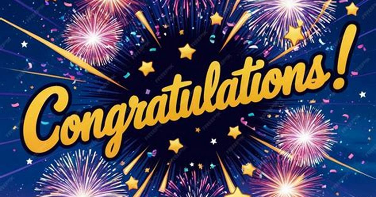 Congratulations
