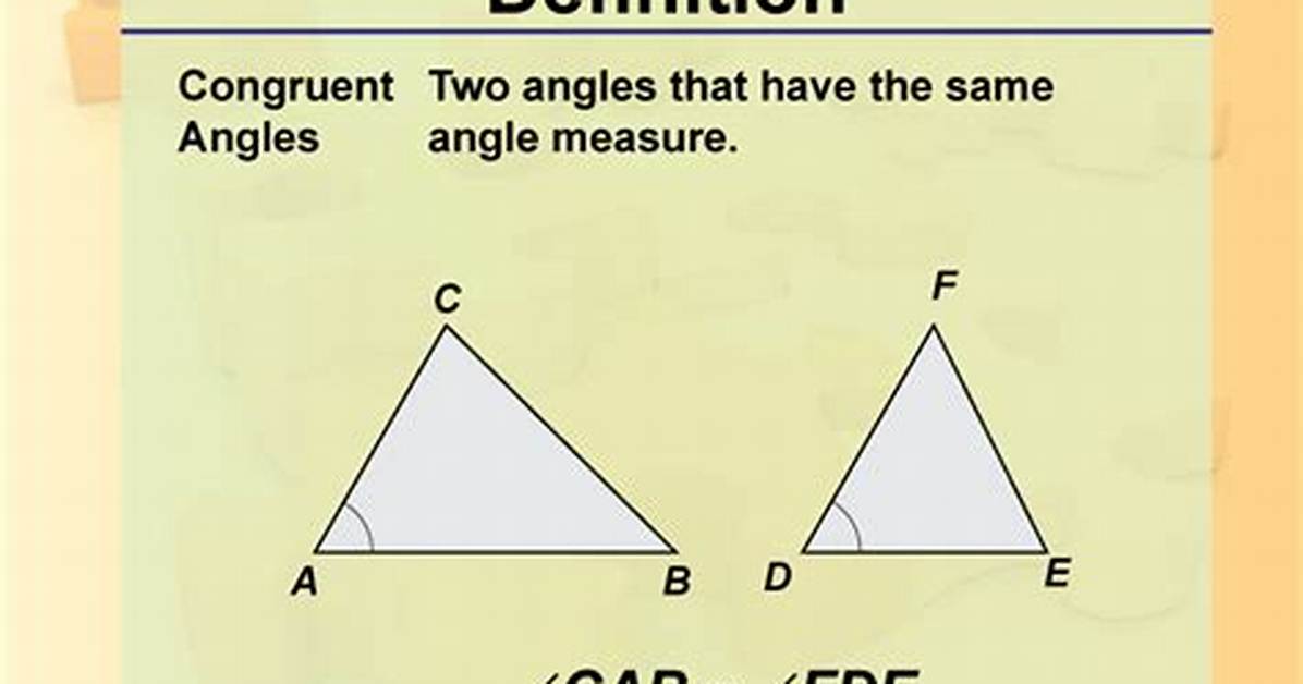 Congruent Angle