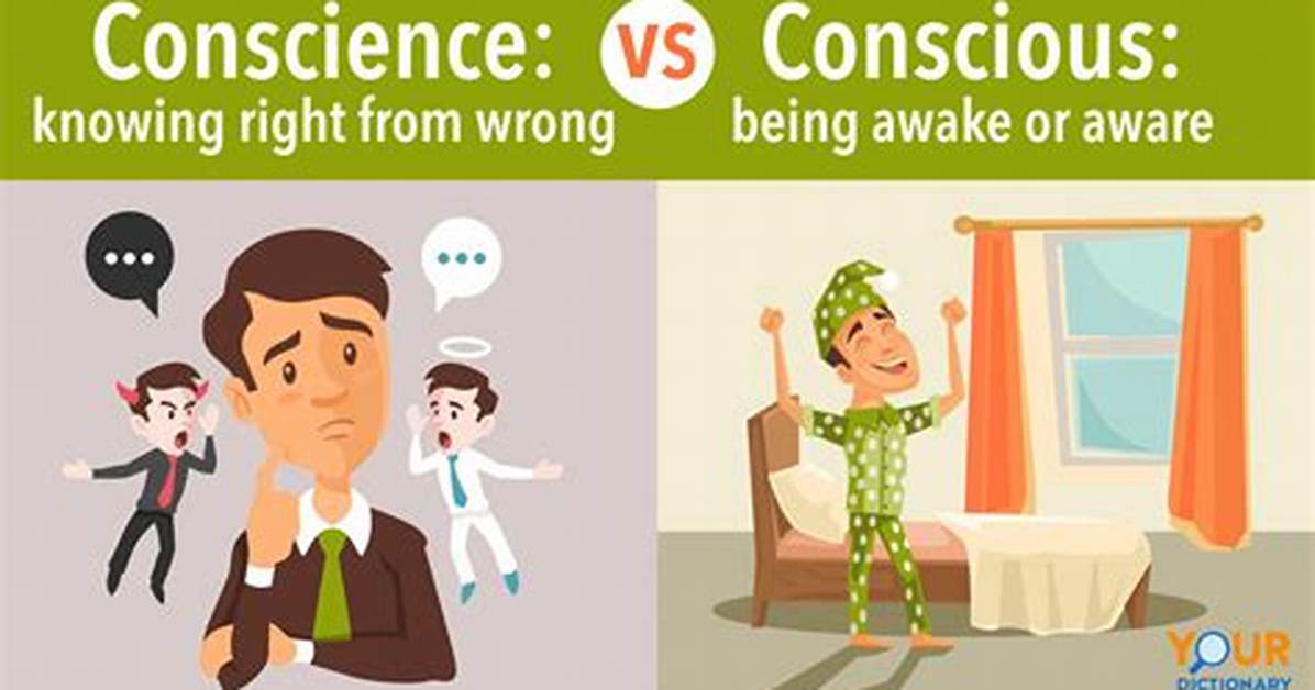 Conscious vs Conscientious