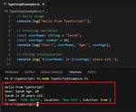 Console Input in Typescript