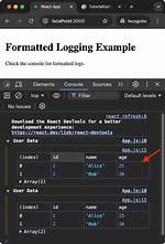 Console Logging for React?