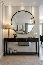 Console Table Decor with Mirror
