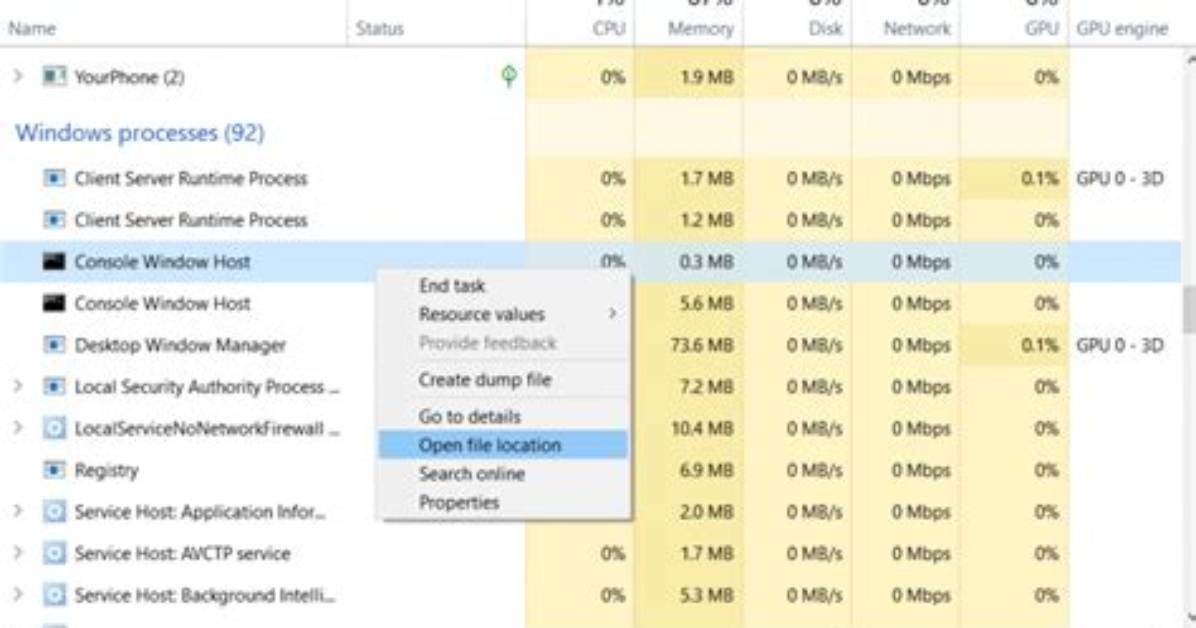 Console Windows Host Process (Conhost. Exe) – Why Is It Running?