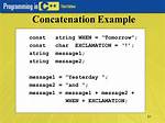 Const Char* Concatenation