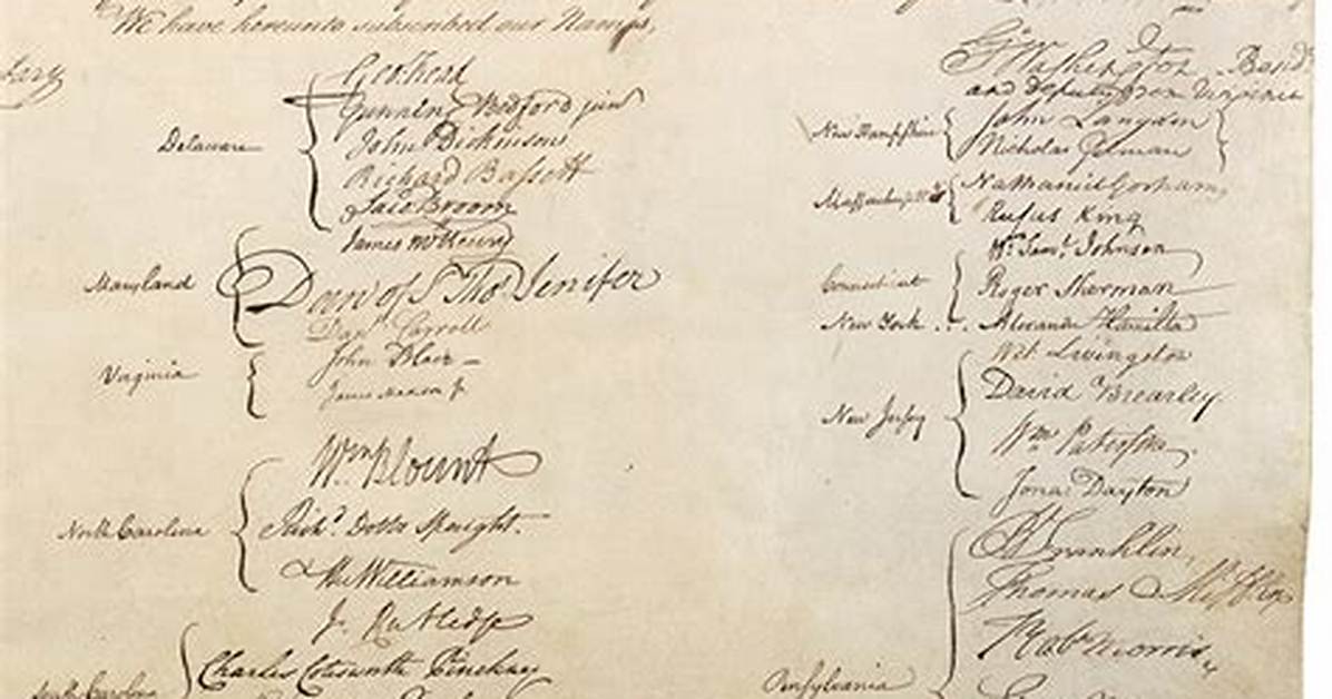 Constitution Signatures
