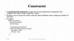Constructor Parameters and Inheritance