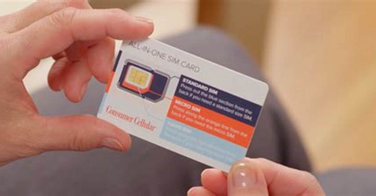 Consumer Cellular Sim Card