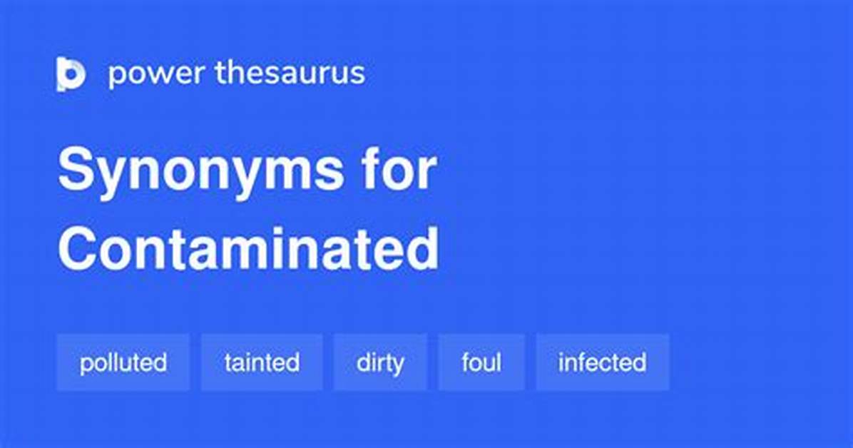 Contaminated Synonym