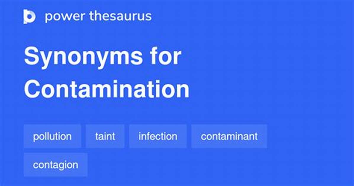 Contamination Synonym