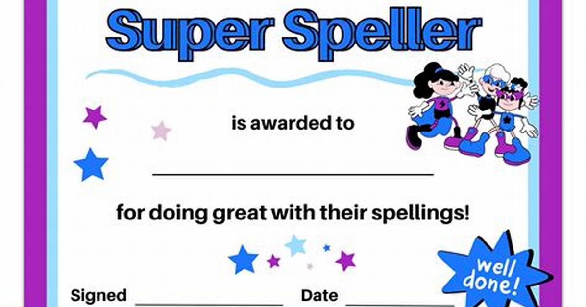 Contest for Spellers