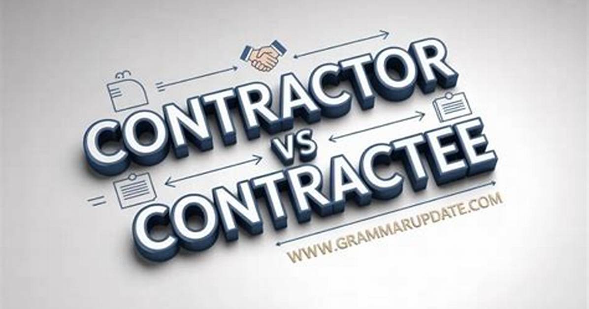 Contractee Meaning
