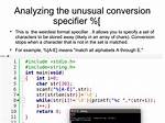 Conversion Specifier %Ju