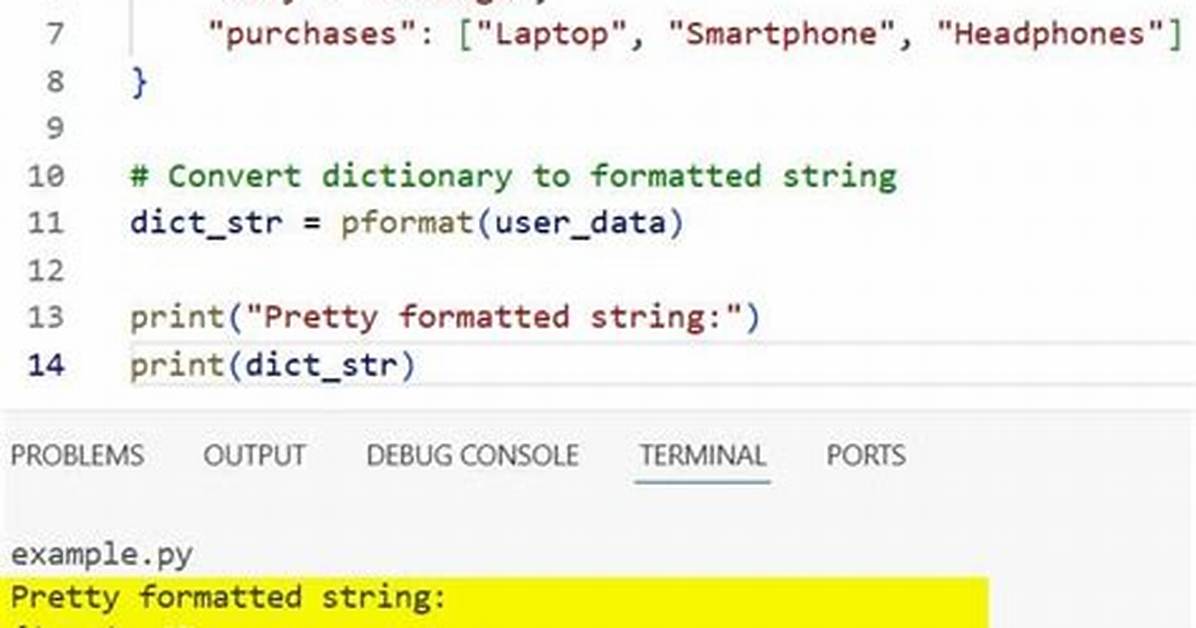 Convert a Python Dict to a String and Back