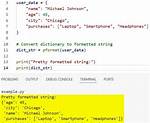 Convert a Python Dict to a String and Back