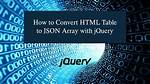 Convert Array to Json