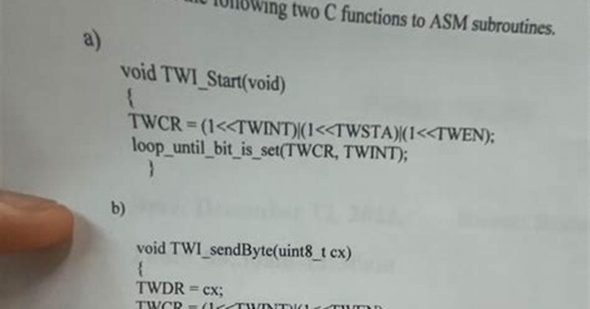 Convert Asm to C (Not Reverse Engineer)