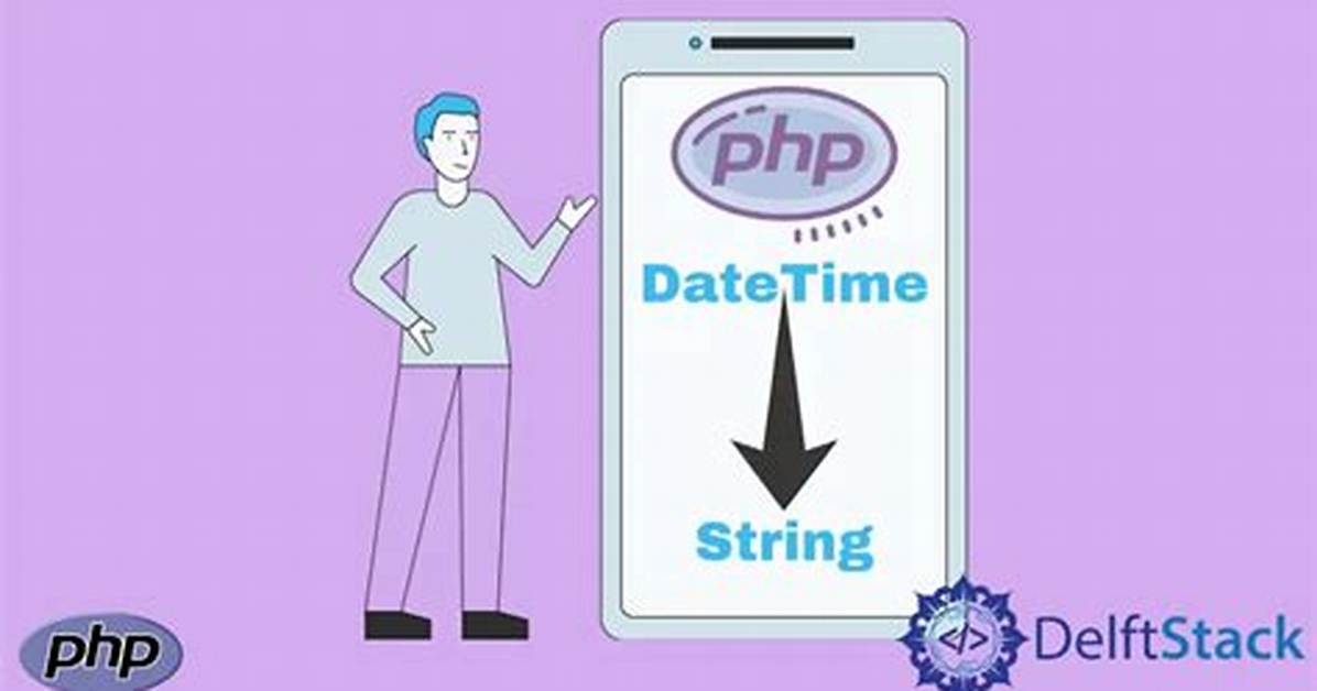 Convert Datetime to String Php