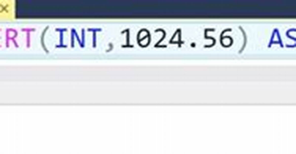 Convert Int to Float in Sql