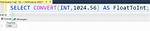 Convert Int to Float in Sql