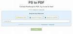 Convert Ps to Pdf