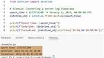 Convert Python Datetime to Epoch with Strftime