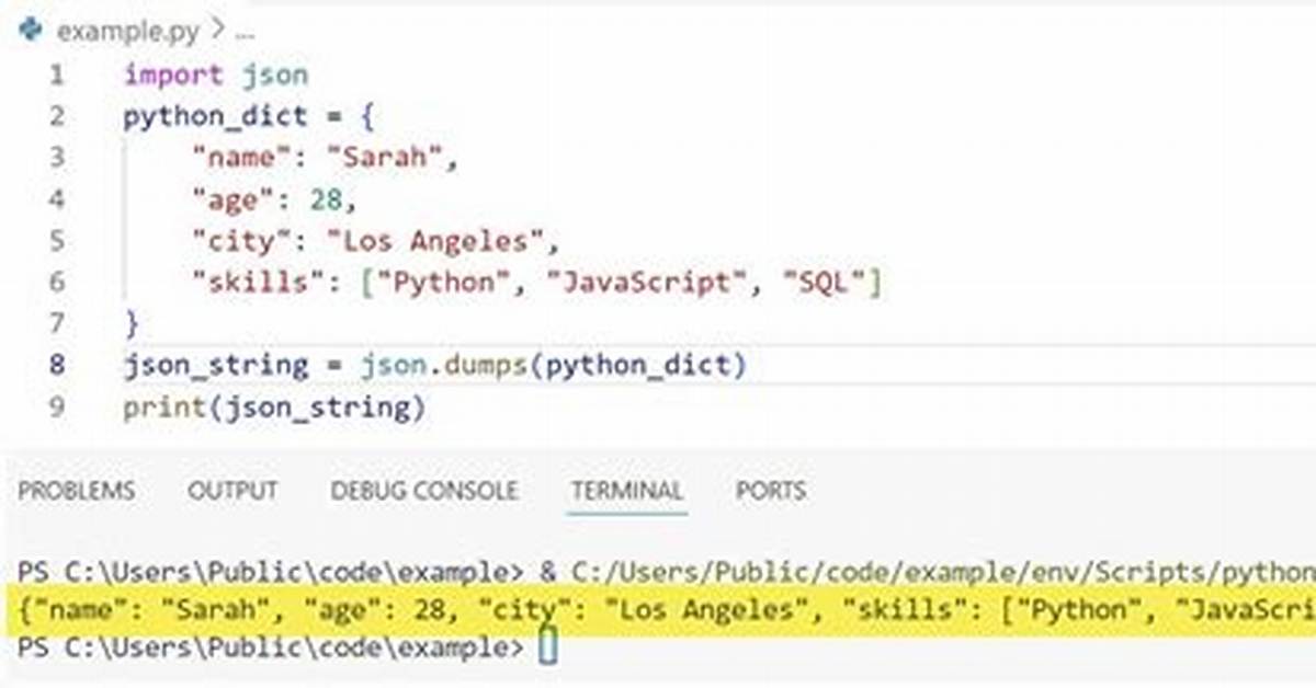 Convert String to Json in Python?