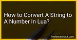 Convert String to Negative Number