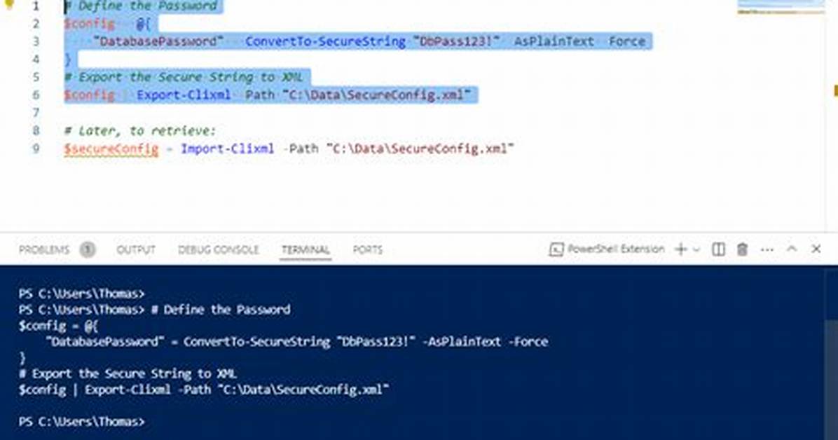 Convert String to Securestring