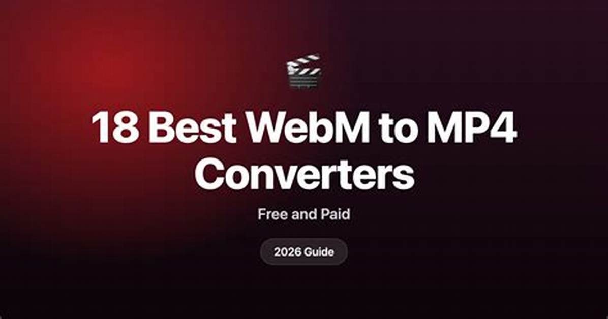 Converting Multiple Webms to Mp4