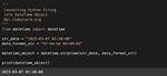 Converting String into Datetime