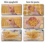 Cooked Pasta Serving Size