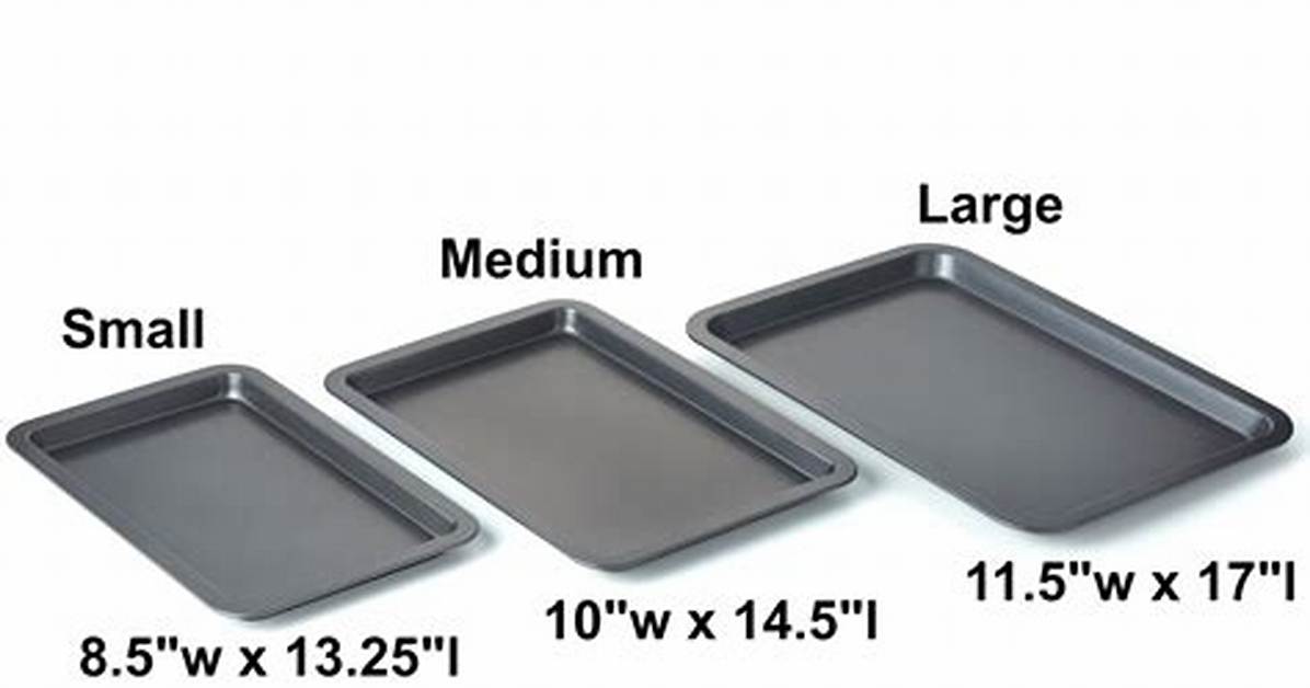Cookie Sheet Sizes