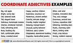 Coordinate Adjectives