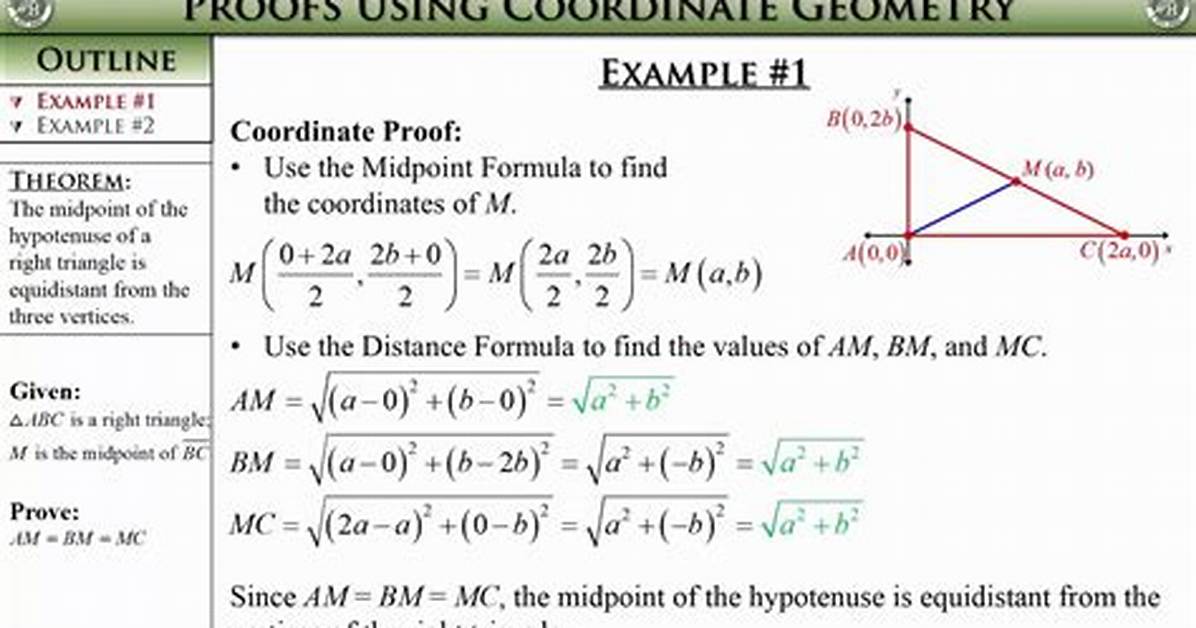 Coordinate Proof