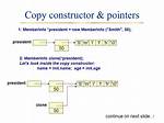 Copy Constructor with Pointers