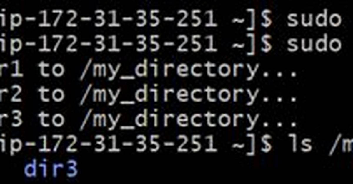 Copy Multiple Directories with One Command
