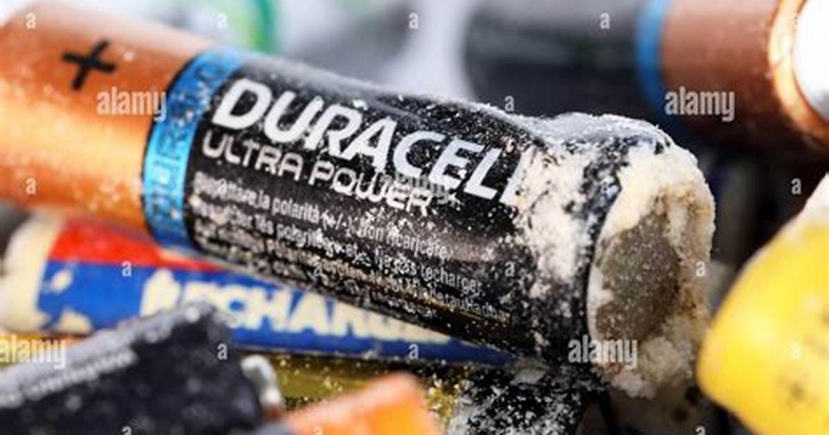 Corroded Battery