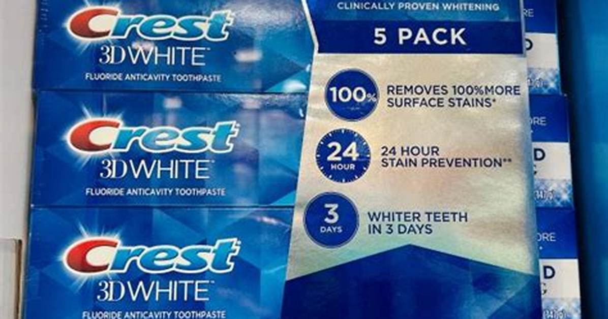Costco Toothpaste
