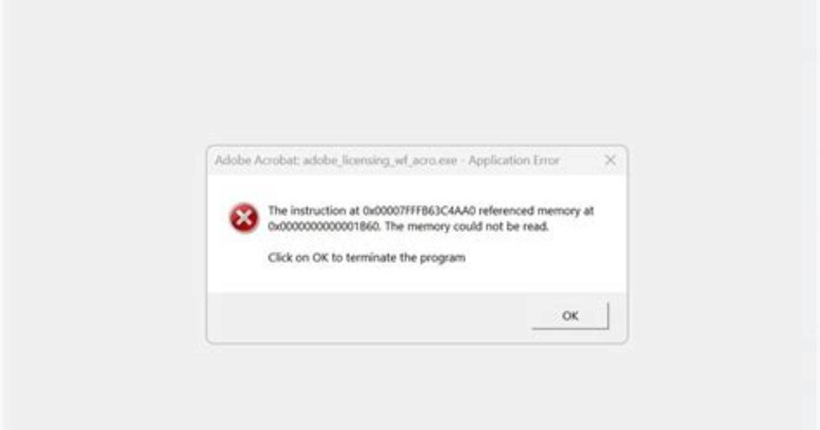 Could Not Launch Acrobat?