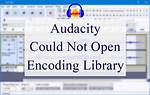 Could Not Open File Audacity?