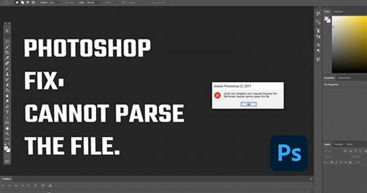 Could Not Parse File Format?