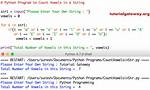 Count Vowels in String Python