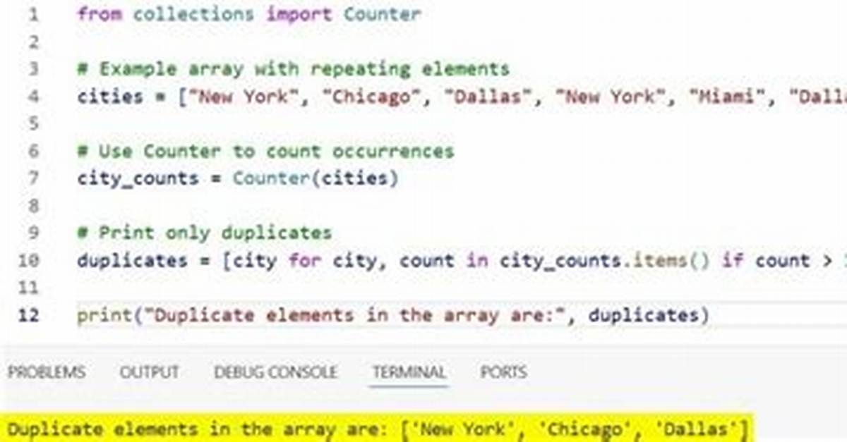 Counting Array Elements in Python [Duplicate]
