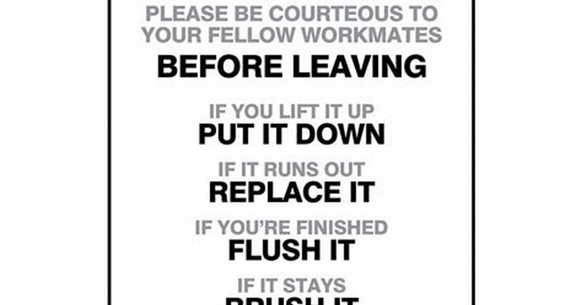 Courtesy Flush