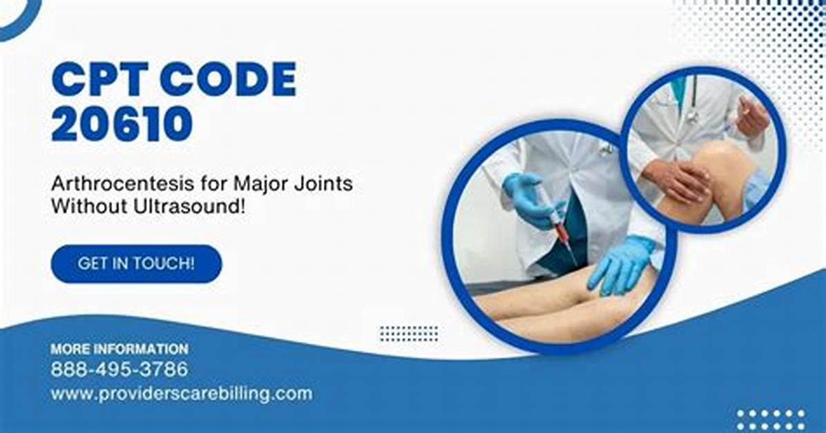 Cpt Code 20610