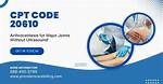 Cpt Code 20610