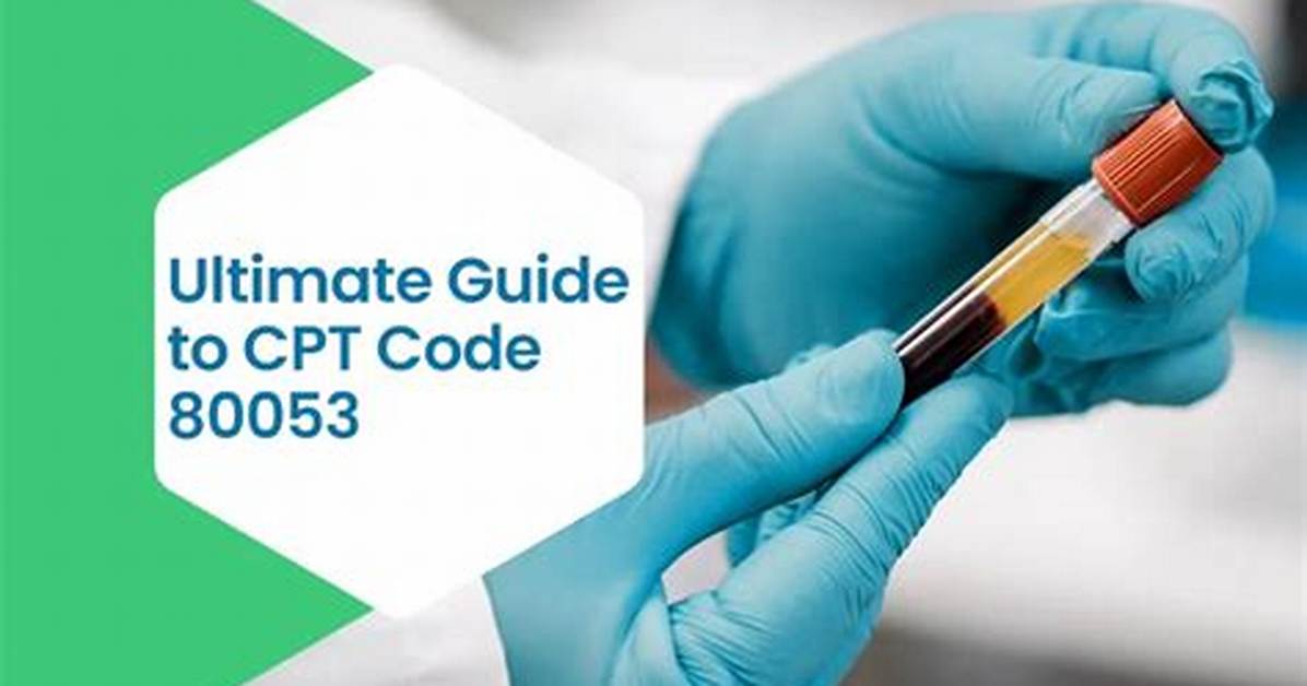 Cpt Code 80053