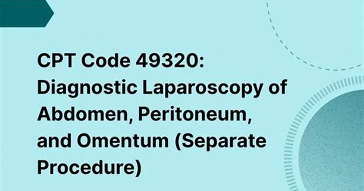 Cpt Code for Diagnostic Laparoscopy