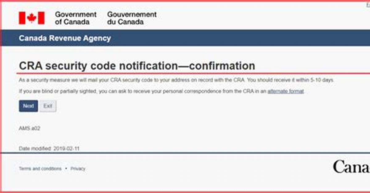 Cra Security Code