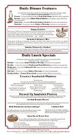 Cracker Barrel Dinner Menu
